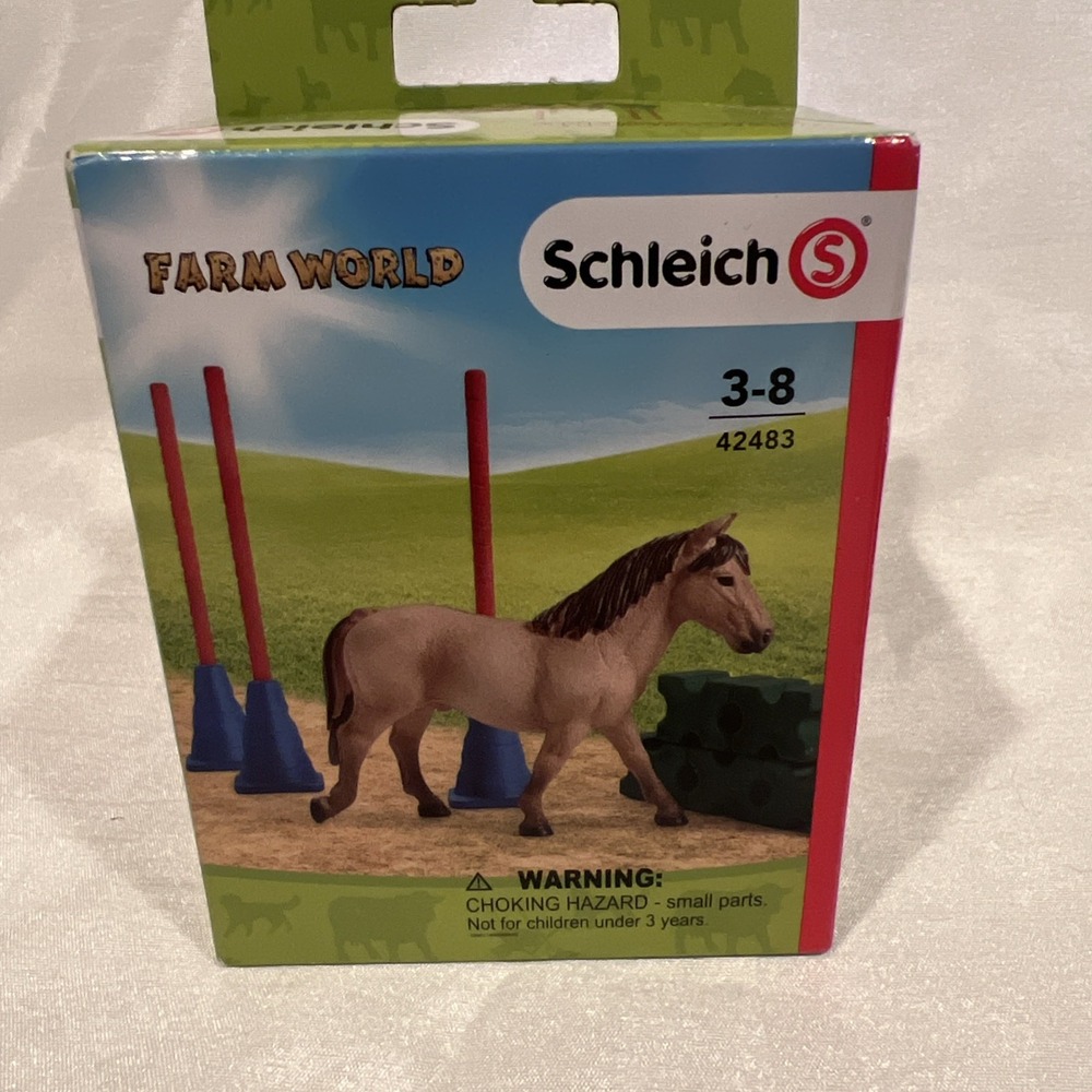 Schleich 42483 Pony Slalom Farm World Retired